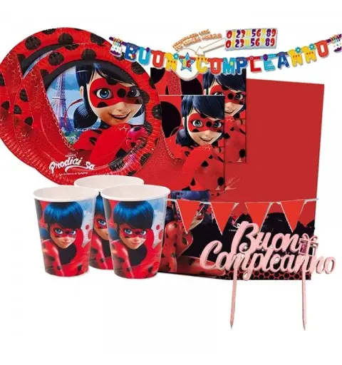 KIT N 79 COMPLEANNO LADYBUG - PRODIGIOSA - MIRACULOUS