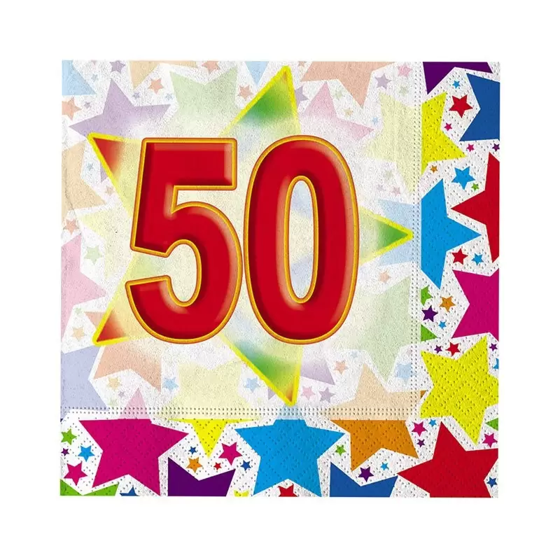 KIT N 3 COMPLEANNO STARDUST 50 ANNI 