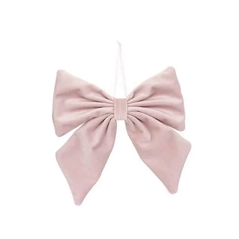 Fiocco rosa in velluto 220 x 200 mm 20500