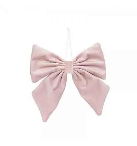 Fiocco rosa in velluto 220 x 200 mm 20500