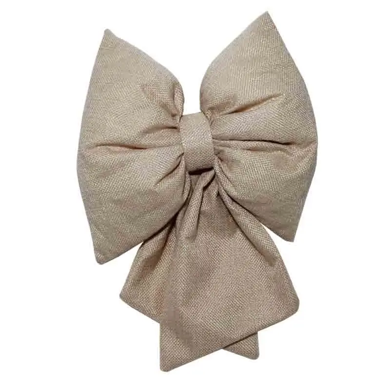 Fiocco in tessuto beige 22 cm 67471