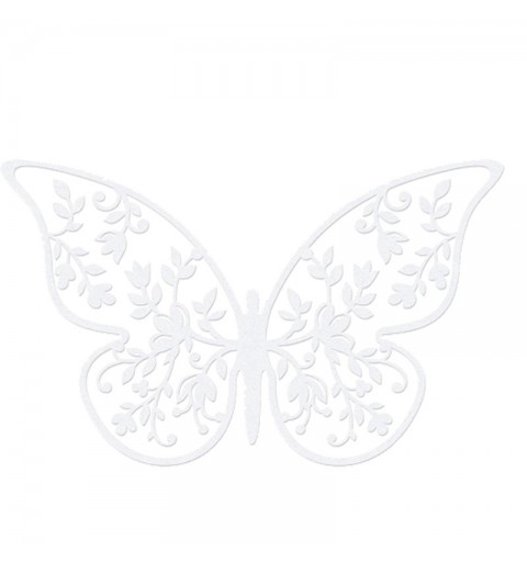 Decorazioni farfalla carta intagliata 10 PZ. 6,5 x 4 cm - ZPM1M