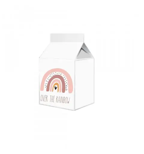 SCATOLINA MILK ARCOBALENO BOHO ROSA - 1 PZ