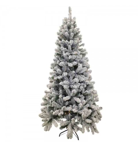 Albero di Natale artificiale innevato monte bianco 180 cm 65026