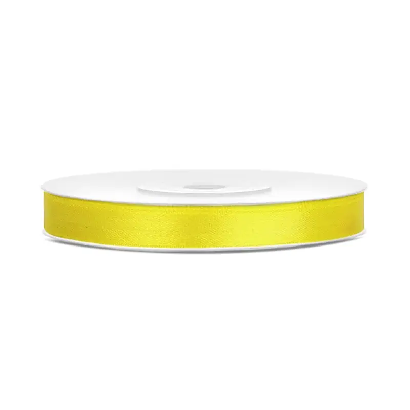 Nastrino Raso giallo TS6-084 6 mm x 25 m