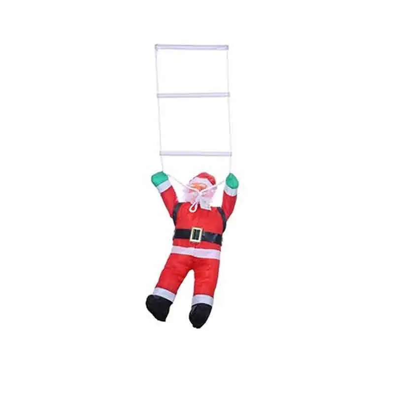 Babbo natale impermeabile con scala 60 cm 109750