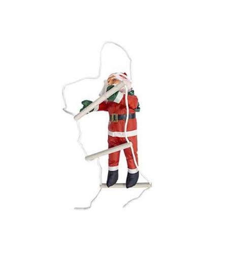 Babbo natale in tessuto impermeabile su scala 111380 20 x 100 cm