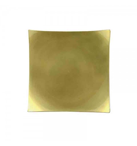Vassoio centro tavola oro 33 x 33 x 5.5 cm 107589