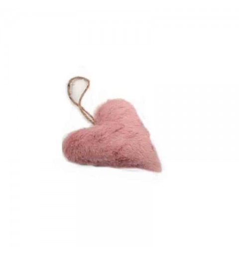 cuore 10 cm peluche rosa 13912R