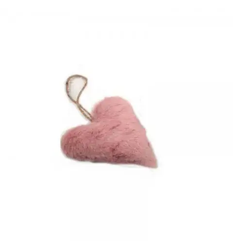 cuore 10 cm peluche rosa 13912R