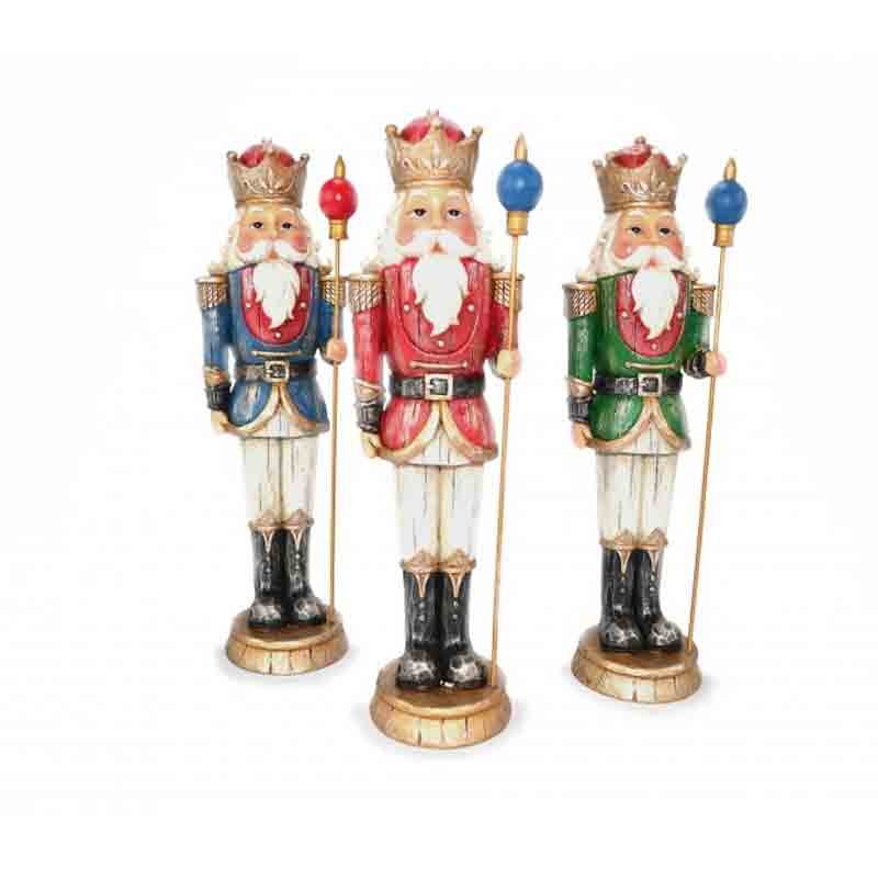 statuetta soldatino schiaccianoci P211  26 cm mod. assortiti