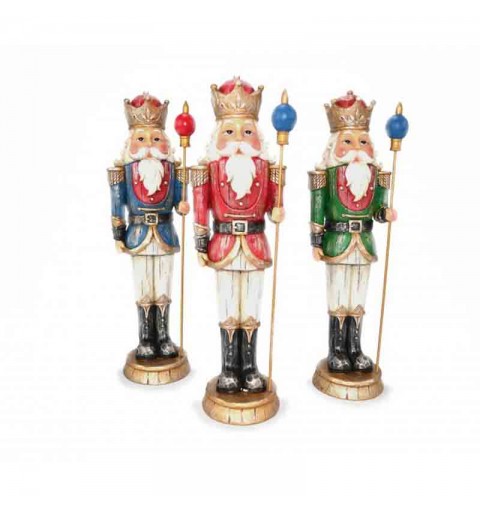 statuetta soldatino schiaccianoci P211  26 cm mod. assortiti