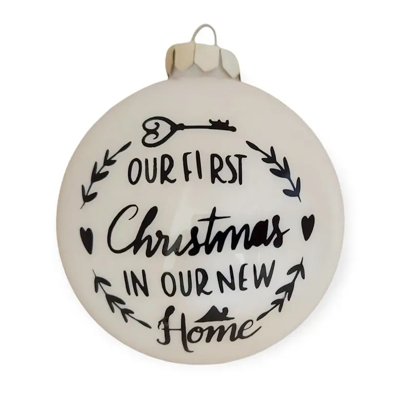 PALLINA NATALIZIA OUR FIRST CHRISTMAS IN OUR NEW HOME