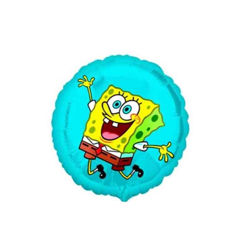 palloncino foil tondo spongebob 22951 45 cm