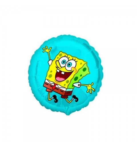 palloncino foil tondo spongebob 22951 45 cm