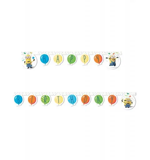 GHIRLANDA MINIONS HAPPY BIRTHDAY