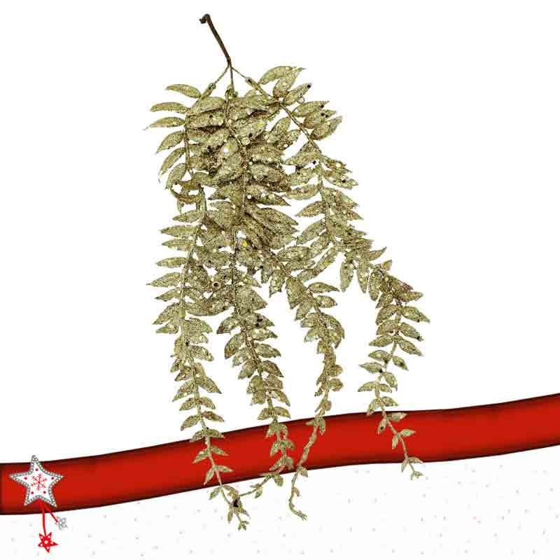 pendente glitterato oro 66580 45 cm