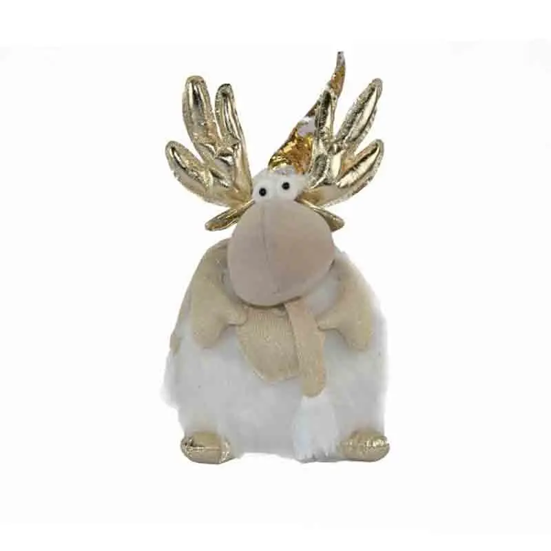 Renna natalizia decorativa in stoffa 68 cm K6871