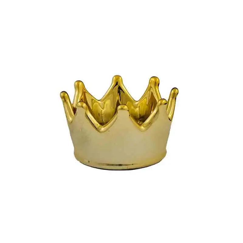 corona decorativa dorata 1191015 5 cm