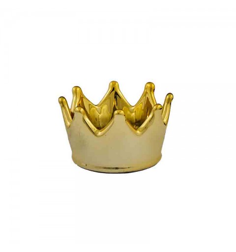 corona decorativa dorata 1191015 5 cm