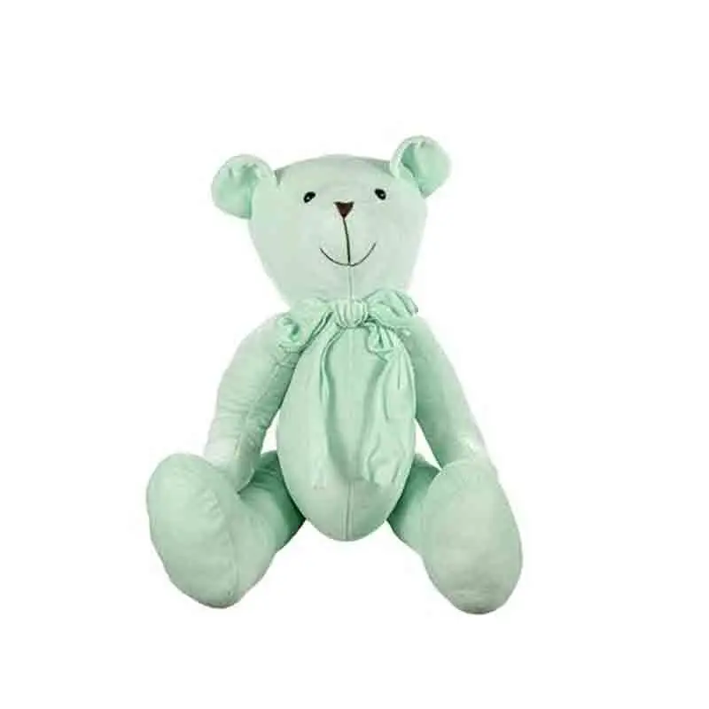 Orsetto Peluche Velluto verde menta 40 CM AN23404/MIN