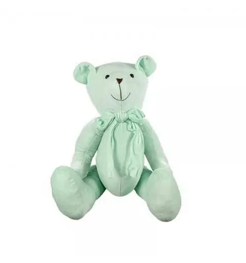 Orsetto Peluche Velluto verde menta 40 CM AN23404/MIN