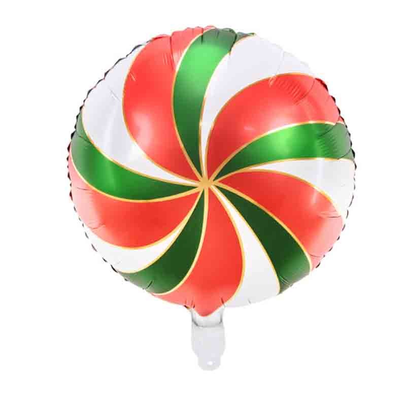 Palloncino Foil Lecca Lecca Candy rosso -verde - Bianco - Oro 35 cm FB107-000