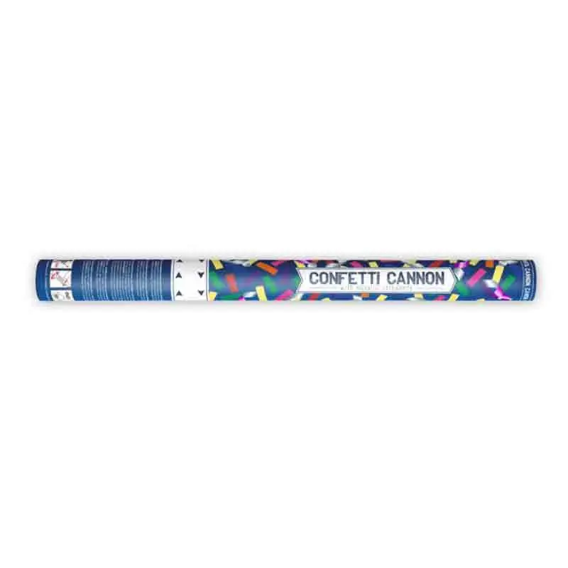 Tubo Sparacoriandoli Cannone coriandoli e stelle filanti 60 cm TUKM60