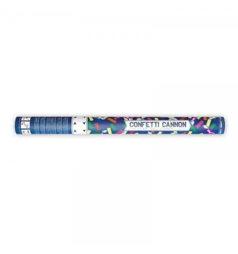 Tubo Sparacoriandoli Cannone coriandoli e stelle filanti 60 cm TUKM60