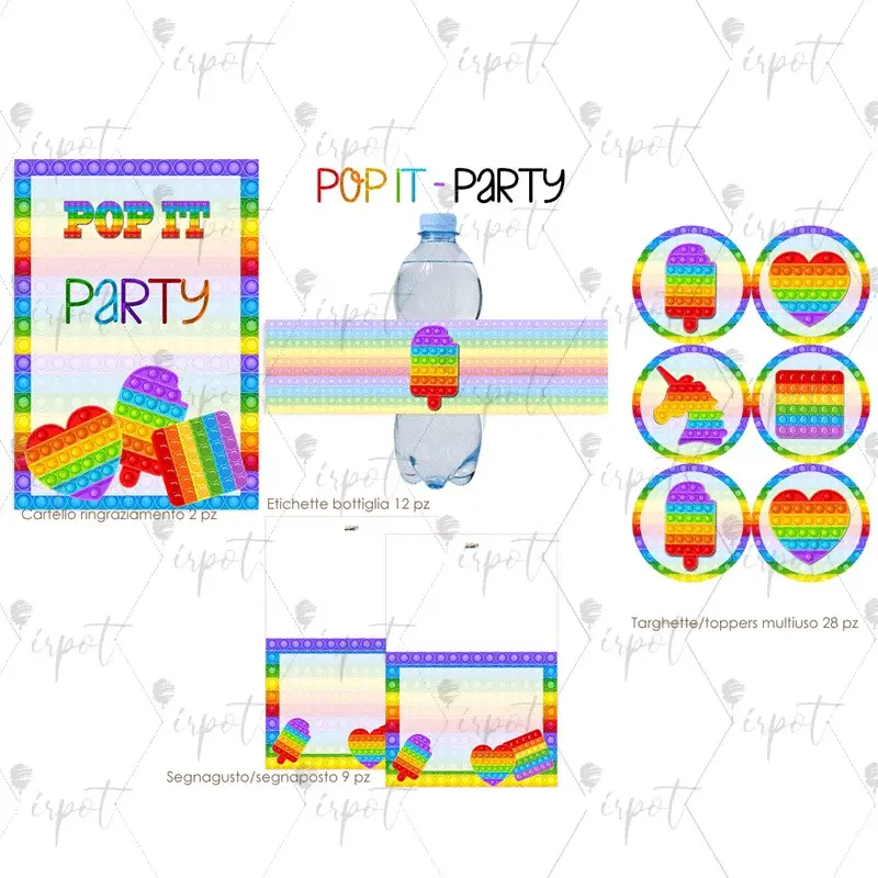 FESTA DI CARTA POP IT PARTY