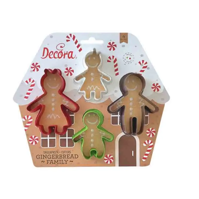 set 4 tagliapasta gingerbread omino di pan di zenzero 0255245