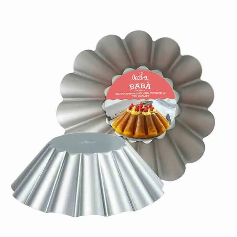 Stampo Antiaderente Babà o Budino Grande diam 24 cm h 8 cm 0075029