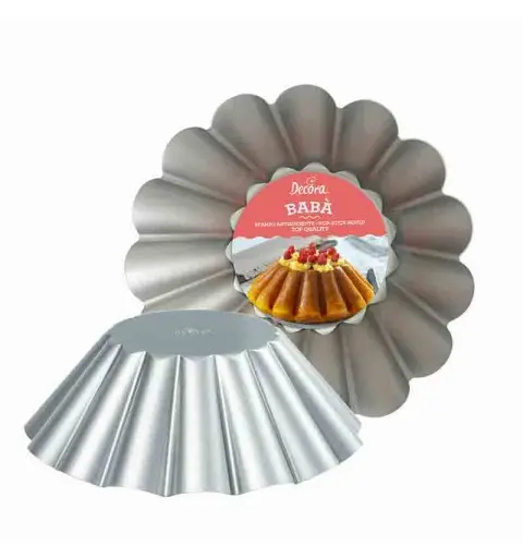 Stampo Antiaderente Babà o Budino Grande diam 24 cm h 8 cm 0075029