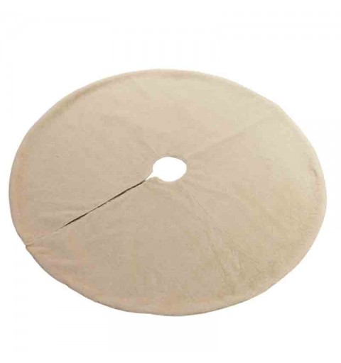 copribase albero di natale beige 120 cm 64593