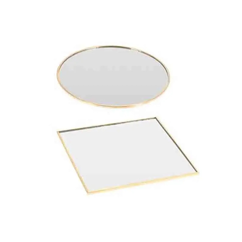 CENTROTAVOLA ORO CON CANDELA FAI DA TE E SPECCHIO