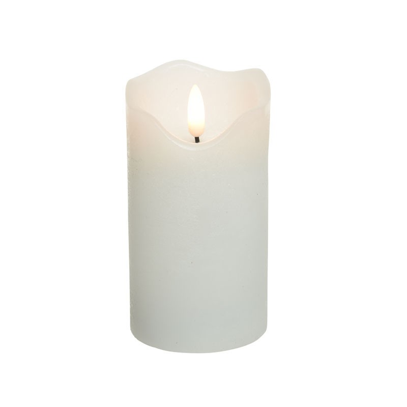 candela led bianca 7 x 13 cm 485279