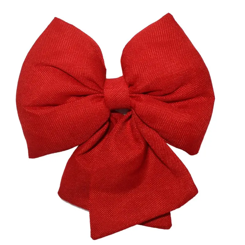 Fiocco in tessuto rosso 22 cm 67440
