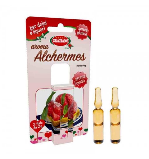 2 fialette Aroma Alchermes 4 grammi