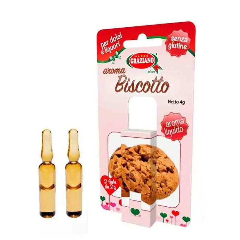 2 fialette Aroma biscotto 4 grammi