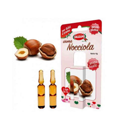 2 fialette Aroma nocciola 4 grammi