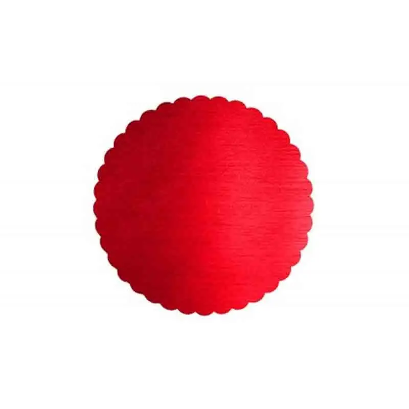 2 Sotto torta rotondo rosso 30 cm  1383