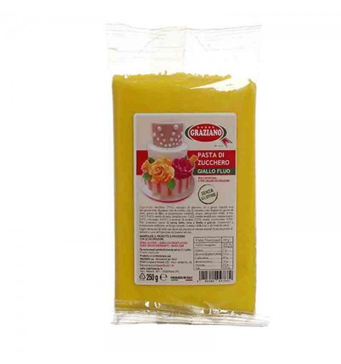 Pasta di Zucchero Copertura gialla 250 g