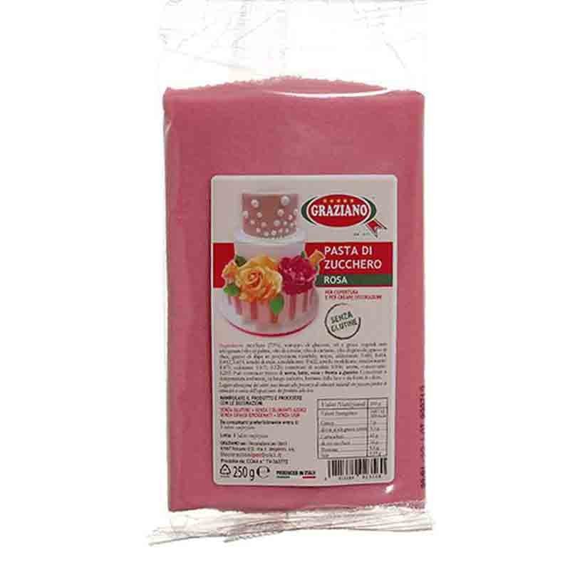 Pasta di Zucchero Copertura rosa 250 g