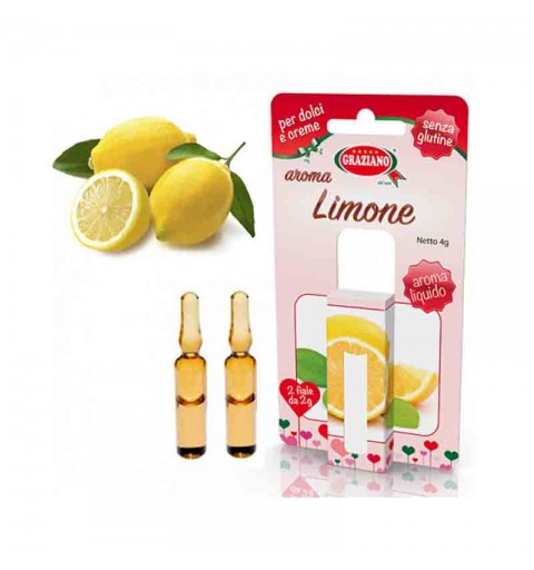 2 fialette Aroma di limone 4 grammi