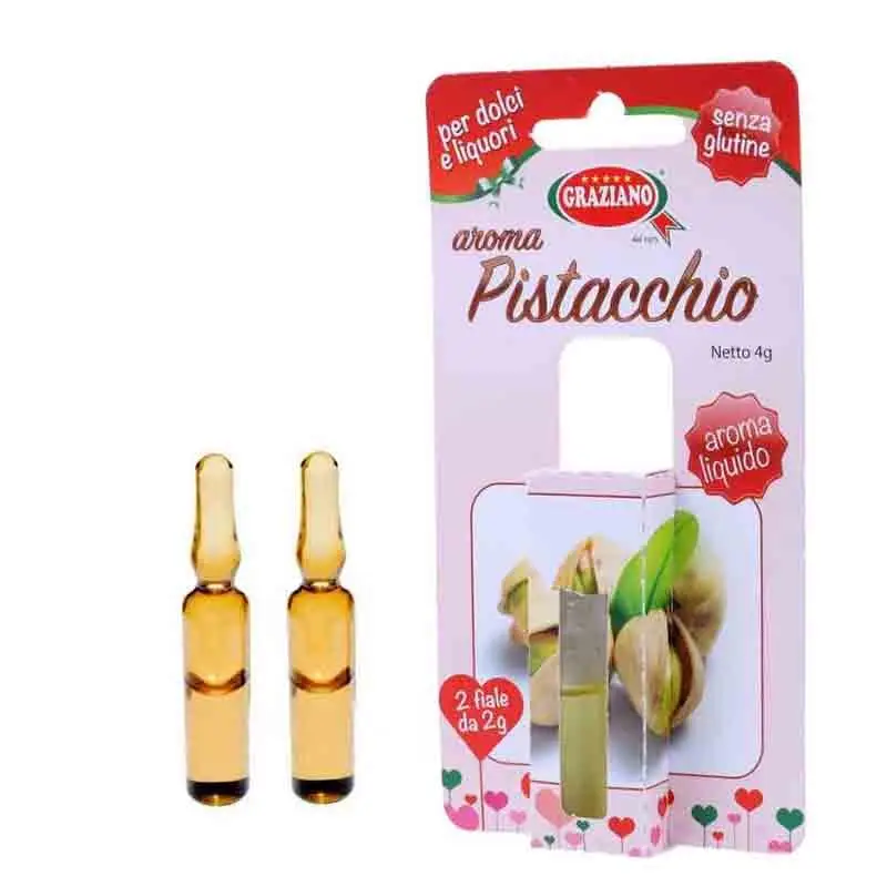 2 fialette Aroma pistacchio 4 grammi
