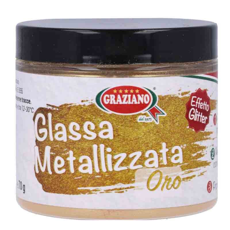 Glassa metallizzata 70g oro