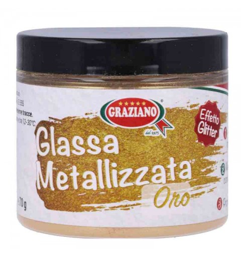 Glassa metallizzata 70g oro