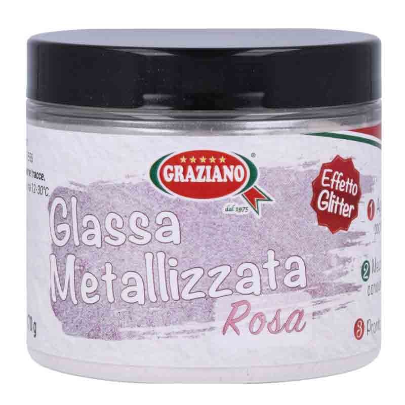 Glassa metallizzata 70g rosa