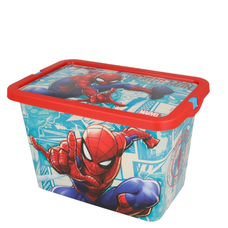 Scatola portaoggetti o  portagiochi Spiderman - 02624