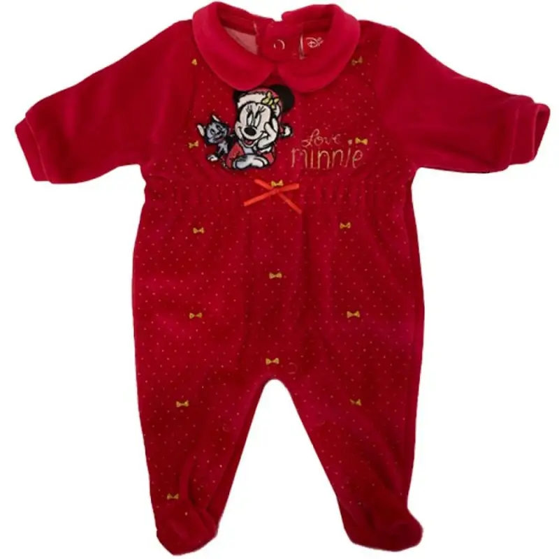 tutina in ciniglia natalizia Minnie WQ3036 9 Mesi